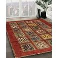 thumbnail image 2 of Ahgly Company Indoor Square Abstract Red Abstract Area Rugs, 7' Square, 2 of 6
