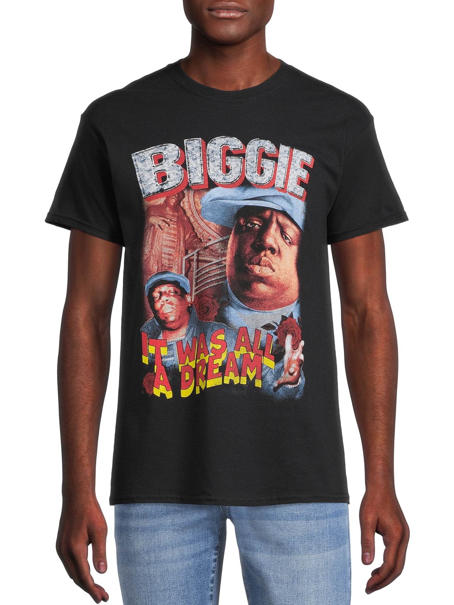Biggie Smalls Slim Fit Casual Soft T Shirts for Men Great to Exercise Work Out Custom Gift Tee