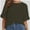 Army green, variant on Women's Oversized T Shirts Short Sleeve Crewneck Summer Tops Casual Loose Basic Tee Shirts Trendy Clothes