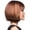 Brown, variant on Short Straight Wig With Bangs Brown BoBo Bob Wig For Women Synthetic Fiber Natural Look 11.8in Adjustable Cap Daily Wear Fashion Hairpiece