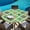 Lemon Green, variant on Round Table Cover 45-54 Inch Vintage Boho Waterproof Reusable Table Cloth Round Fitted Vinyl Tablecloth with Elastic Edged for Parties Outdoors, Middle Century Bohemia Style Green