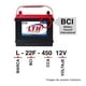 thumbnail image 4 of Batería para Auto LTH BCI 22F, 4 of 4