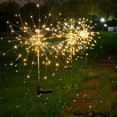 thumbnail image 3 of 4PCS Luces de fuegos artificiales solares - 2 modos Luces de fuegos artificiales de tierra 90 luces (3 * 30 luces) - Color cálido Adepaton CPB-US-DYP1006-1, 3 of 4
