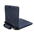 thumbnail image 4 of Asiento plegable para exteriores, tapete para sentarse, estructura ajustable, cojín portátil con respaldo, asiento de estadio para eventos deportivos Azul oscuro, 4 of 8