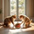 thumbnail image 4 of Dsscvnef Hamburger Pet Slow Food Bowl Slow Food Design Solves the Problem of Pet Overeating and Gives the Care! Slow Feed Dog Bowls for Raised Feeder Food Bowls for Dogs Large, 4 of 8