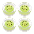 thumbnail image 1 of Unique Bargains 4 Packs Round Bubble Level 16x7.5mm Mini Circular Bullseye Spirit Levels for Leveling Camera Tripod Telescope, Lime, 1 of 6