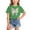 R121-Green, variant on RMGVDSD Girls Short Sleeve Graphic T-Shirt Fashionable Casual Summer Tee Shirts for Kids Stylish Everyday T Shirt Tops 10-12 Years