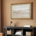 thumbnail image 4 of IDEA4WALL Premium Frame Wall Art Sandy Beach Coastal Landscape Print Impressionism Nature Wilderness Countryside Wall Decor Rustic Famous Fine Art for Bedroom, Office - 26"x36" Natural, 4 of 5