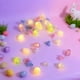 thumbnail image 5 of Cuerda de luces de hadas de conejo y huevo de Pascua | 20 miniaturas acrílicas LED blanca cálida | 2 m Flexible Resistente a Pilas IP44 | Decoración del jardín para fiestas de primavera |, 5 of 6