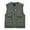 Army Green, variant on Men's Outdoor Multi-Pocket Waterproof Thin Sleeveless Vest with Zipper Detail Comfortable Stretchy for Hiking Fishing Everyday All Season Casual Wear,Tank Tops Men,L