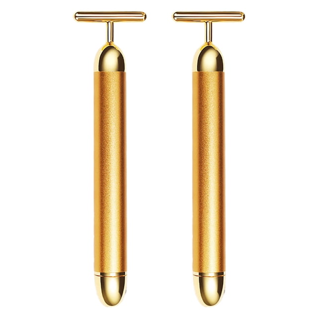 Masajeador facial, herramienta de masaje facial con logotipo eléctrico en forma de T, masajeador de belleza para ojos con cara en V