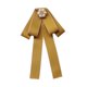 thumbnail image 5 of Decoración de broche de arco de cinta de cinta collar de cuello de collar broche de moda para mujeres corbata para el cuello para la camisa traje de amarillo, 5 of 8
