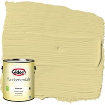 Glidden Fundamentals Interior Paint Twinkle Toes / Green, Flat, 1 Gallon