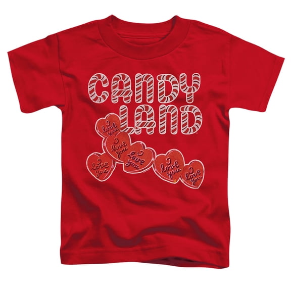 Candy Land I Love You S/S Toddler T-Shirt Red