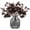 Blackish Red, variant on 19.7in Babys Breath Silk Artificial Flowers 6 Bundle European Fake Flowers Decor Wedding Party Fall Stems Decoration Bouquets DIY Home Garden,Farmhouse,Living Room Decor