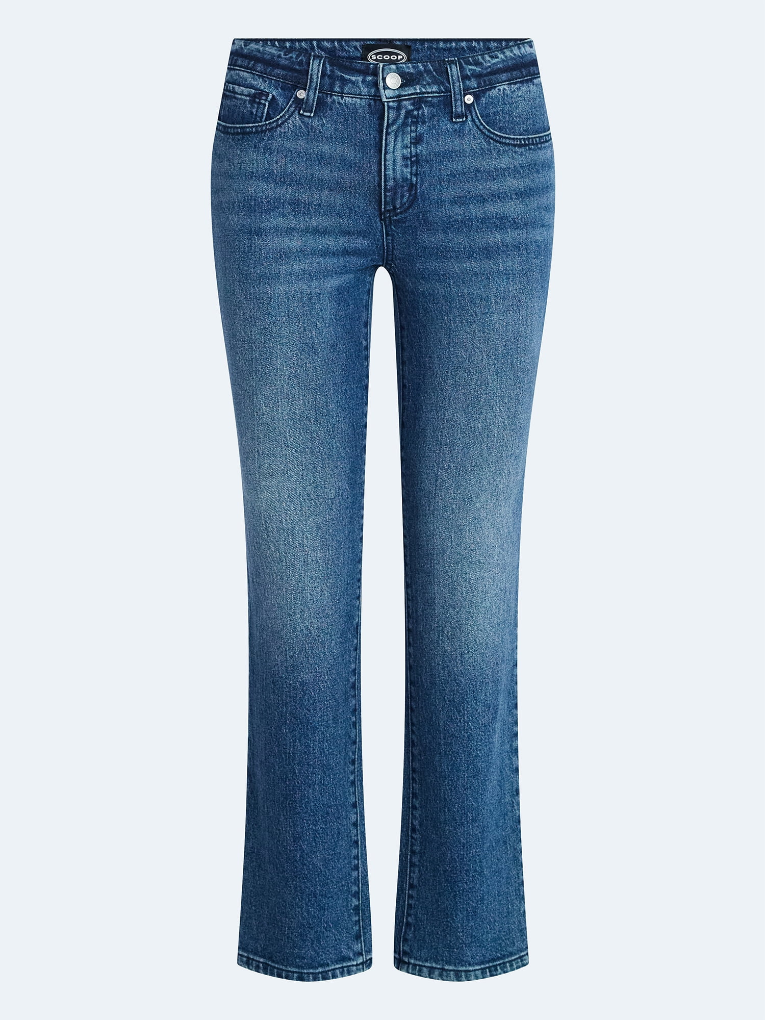 Scoop Women's Low Rise Slim Jeans, 30" Inseam, Sizes 0-20