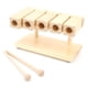 thumbnail image 1 of Bloques de música con martillo, bloque de percusión de madera 5 bloques de percusión de madera instrumento de ritmo de percusión los mejores materiales Jadeshay A, 1 of 8