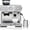 Silver, variant on EastVita Stainless Steel Espresso Machine With Grinder And 20 Bar Pressure 2.8 Litre Removable Water Tank Latte/Cappuccino Milk Frother And Steam Wand