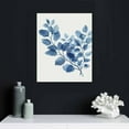 thumbnail image 5 of COMIO Navy Blue Botanical Wall Art, Minimalist Abstract Botanical Prints Watercolor Blue White Leaf Plant Wall Decor Canvas Painting, Boho Floral Botanical Wall Decor for Bathroom, 5 of 5