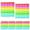 Multicolor, variant on Sharprepublic 10 Sheets Consecutive Number Stickers for Office Classroom Locker Organizing Multicolor