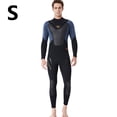 thumbnail image 2 of Traje de buceo Secado rápido Secado rápido Pantalones de manga larga de una pieza Sunprotection Manténgase al calentamiento para bucear Snorkeling Surfing Natación Negro / Gris 【S】 Eigraketly OD003281-11, 2 of 7