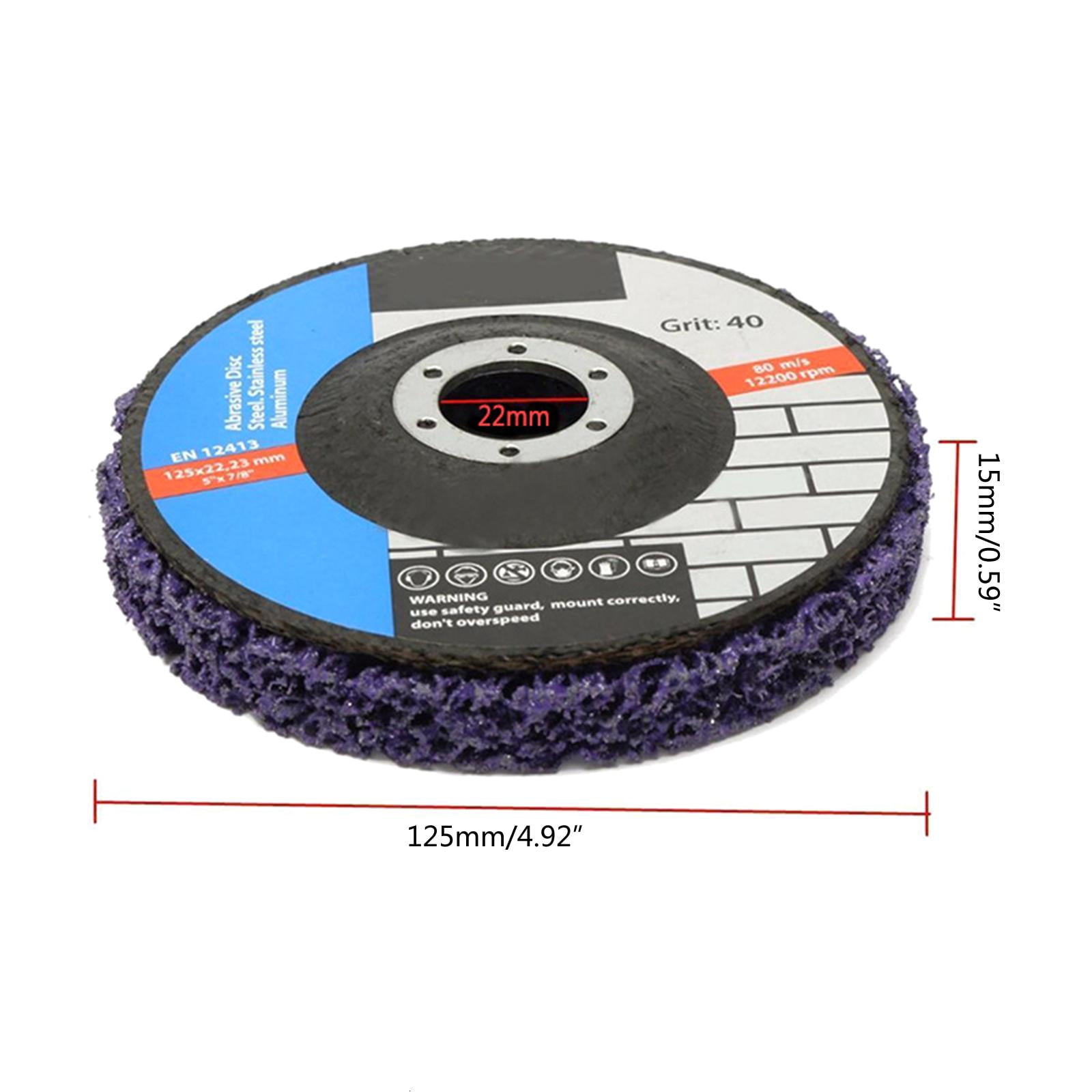 CEORPER Flap Disc Abrasive Grinding Wheels 6pcs/set Disc Abrasive Wheel 125mm 5'' for Orbital Sander Sanding Discs Angle Grinder