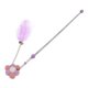 thumbnail image 5 of Juguete divertido para gatos con borlas, juguetes con plumas y campanas para gatos, gatitos, ejercicio, juego, girasol púrpura, 5 of 5