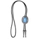 thumbnail image 2 of Western Cowboy Bolo Tie Natural Stone Bolas Rodeo Necktie - Azul, se describe Zulema Novedad occidental Bolo Tie, 2 of 8