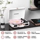 thumbnail image 3 of Tocadiscos de vinilo RetroAudio Bluetooth de 3 velocidades White Rose, 3 of 7