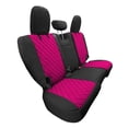 thumbnail image 1 of For Jeep Wrangler JK 4DR 2018-2023 FH Group Neoprene Custom Fit Car Seat Covers Rear Set - Pink, 1 of 6