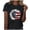 Black, variant on Summer Tops for Women 2026 Short Sleeve Crew Neck Printed Pull-On Pullover Regular Pink S