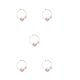 thumbnail image 2 of Qarigey 1 par de aretes de aro, aretes estéticos, joyería de moda para vacaciones en el Club nocturno, regalos personalizados de cumpleaños, Type2 NO2, 2 of 6