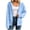 A-Light Blue, variant on Womens Zip Up Hoodie Fall Winter Long Sleeve Oversized Hooded Sweatshirt Trendy Solid Color Jackets Tops with Pockets