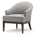 thumbnail image 1 of Simpli Home Louise Tub Chair in Warm Slate Gray, 1 of 5