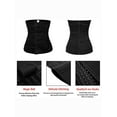 thumbnail image 4 of SAYFUT Waist Trainer Corset Sweat Belt for Women Weight Loss Compression Trimmer Workout Fitness Waist Cincher Shaper Slimmer, 4 of 7