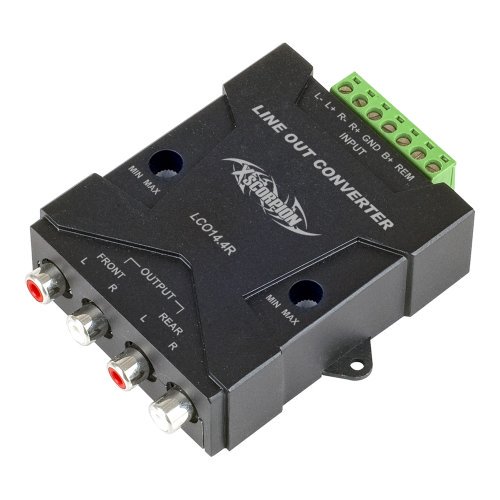 Xscorpion LC014.4R High to Low 4-Channel Line Output Converter with Auto Remote Amp Turn On
