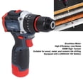 thumbnail image 4 of Juego De Taladro Inalámbrico De 18 V, Taladro Eléctrico Con Motor Sin Escobillas Para Madera, Metal, Cerámica, Perforación Con Batería De Litio De 2000 MAh, Tamaño De, 4 of 7