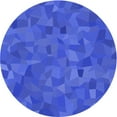 thumbnail image 1 of Ahgly Company Indoor Square Patterned Blue Ribbon Blue Area Rugs, 3' Square, 1 of 6