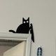 thumbnail image 2 of Metal Cute Cat Door Frame Cat Door Frame Corner Decoration Home Furnishing Door Decoration Sign C, 2 of 5