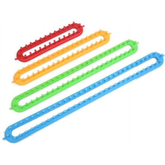 Long Knitting Loom Set Knitting Board Weave Loom for Knitting and Crochet Project Four-Piece Set