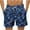 D, variant on Luxalzxs Men's Boho Swim Trunks Hawaiian Graphic Print Drawstring Elastic Waist Beach Shorts with Pockets Bathing Suit Quick Dry Swim Shorts Board Shorts