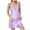 Purple, variant on Stamzod Satin Nightgowns for Women V-Neck Lace Trim Spaghetti Straps Sleep Dress Soft Comfy Ladies Pajamas XL