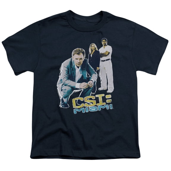 Csi:Miami In Perspective Youth 18/1 T-Shirt Navy