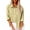 Khaki, variant on Womens Cotton Linen Button Down Shirt Khaki L