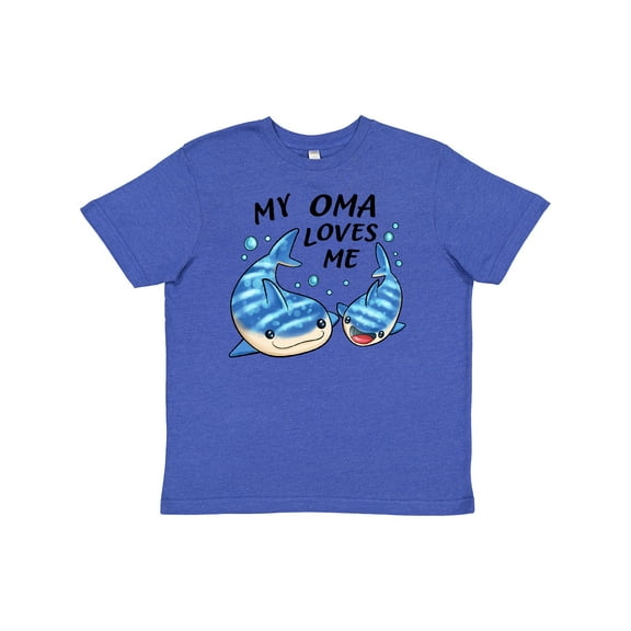 Inktastic My Oma Loves Me- whale shark Youth T-Shirt