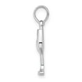 thumbnail image 6 of Auriga Fine Jewelry 925 Sterling Silver Rhodium-Plated Polished Wine Glass Pendant for Women (L -22 mm, W -7 mm), 6 of 6