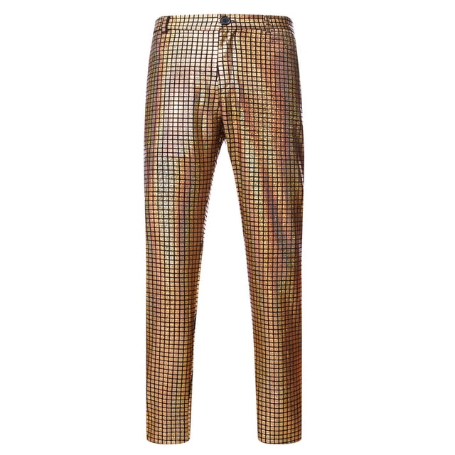 Rbaofujie Men's Fashion Solid Button Zipper Cool Straight Type Trousers Suit Pant Deals Clearance