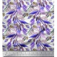 thumbnail image 1 of Soimoi Polyester Crepe Fabric Beech Leaves Print Fabric by Yard 42 Inch Wide, 1 of 3