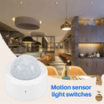 thumbnail image 3 of Tuya Zigbee PIR Motion Sensor Human Body Motion Sensor Smart Life Control Works with Home,1 x PIR Motion Sensor,White, 3 of 7