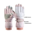 thumbnail image 3 of Luxalzxs Gloves for Cold Weather Women Winter Outdoor Windproof Ski Riding Touchscreen Double Layer Warm Gloves, 3 of 5